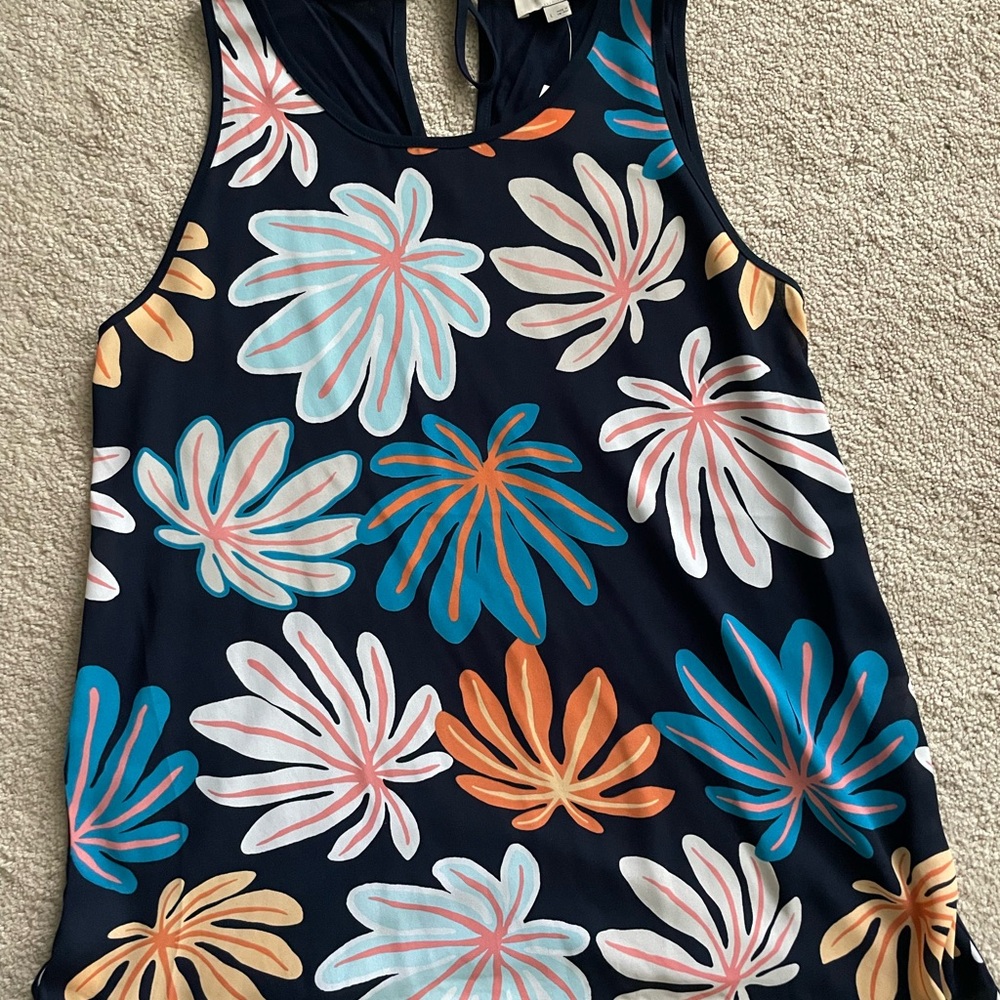 LOFT Floral Sleeveless Top - Multicolor